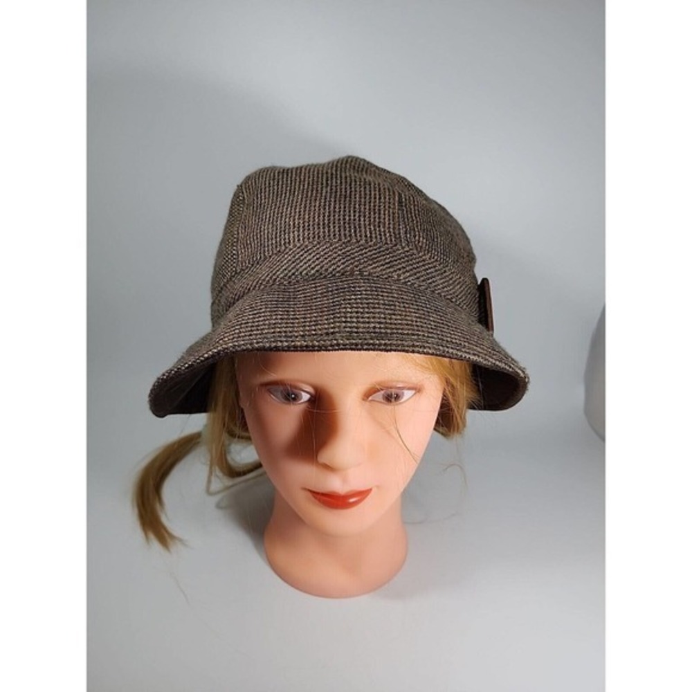 Goorin Bros Captain tan/brown Tweed Bucket Hat Small‎